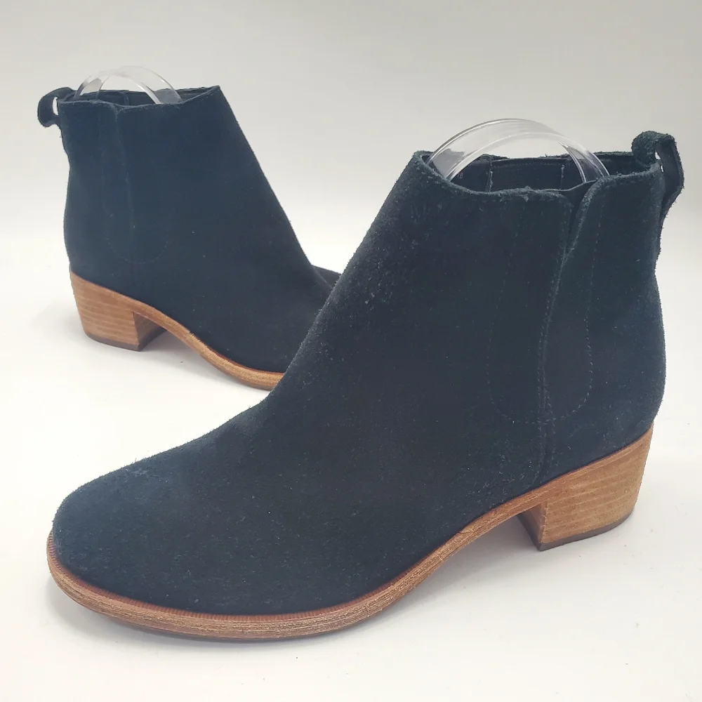 Kork-Ease Rennt Suede Booties Black - Picture 8 of 8